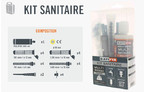 Kit de Scellement Chimique Adapté Sanitaire - 165ML - 4 Tiges M10x160 / M6x70 + Tamis